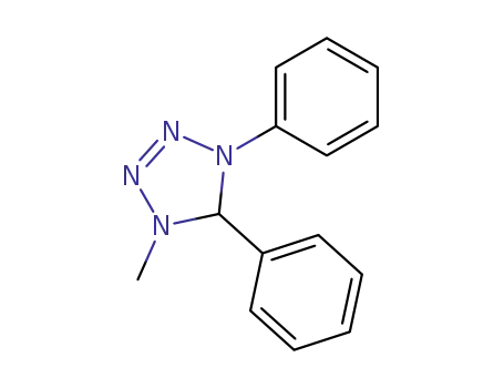 Molecular Structure of 51456-62-3 (1H-Tetrazole, 4,5-dihydro-1-methyl-4,5-diphenyl-)