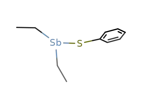 (C<sub>2</sub>H<sub>5</sub>)2SbS(C<sub>6</sub>H<sub>5</sub>)