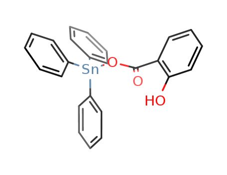 Benzoic acid,2-hydroxy-, triphenylstannyl ester