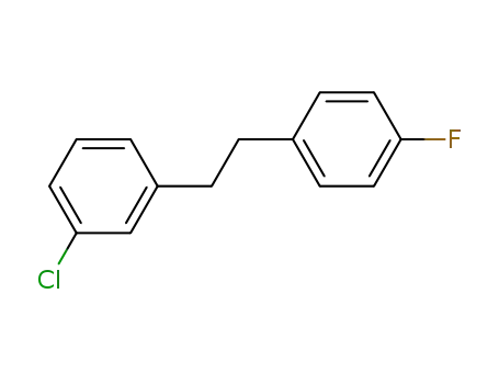 Molecular Structure of 24941-75-1 (4-Fluor-3'-chlorbibenzyl)
