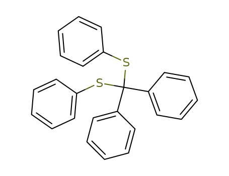 Molecular Structure of 21122-23-6 (Benzene, 1,1'-[bis(phenylthio)methylene]bis-)