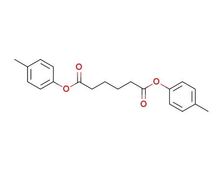 Molecular Structure of 5538-18-1 (Hexanedioic acid, bis(4-methylphenyl) ester)