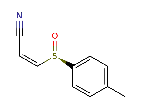 (Z)-3-[(R)-p-tolylsulfinyl]propenonitrile