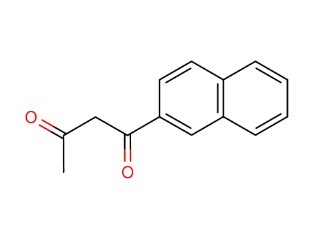 Molecular Structure of 13298-50-5 (1-naphthalen-2-ylbutane-1,3-dione)