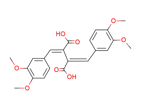 2,3-bis(3,4-dimethoxybenzylidene)butanedioic acid