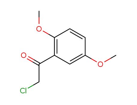 Molecular Structure of 1204-22-4 (2-Chloro-1-(2,5-dimethoxyphenyl)ethanone)