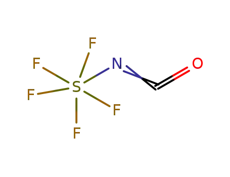 Molecular Structure of 2375-30-6 (pentafluorosulfanyl isocyanate)
