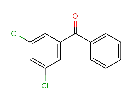 Molecular Structure of 13395-64-7 (3,5-Dichlorobenzophenone)