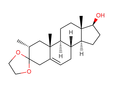 3,3-ethanediyldioxy-2α-methyl-androst-5-en-17β-ol