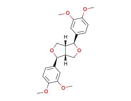Molecular Structure of 29106-36-3 (Pinoresinol diMethyl ether)