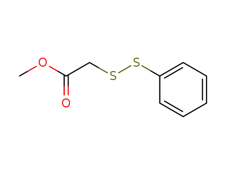 Molecular Structure of 92765-74-7 (methyl 2-(phenyldisulfaneyl)acetate)