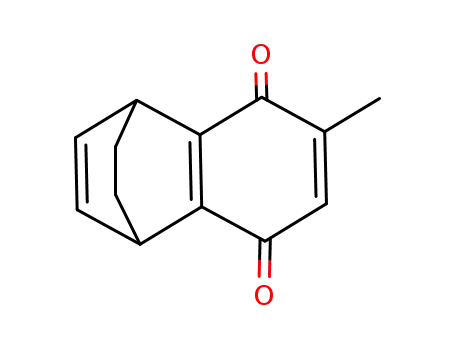 Molecular Structure of 91902-54-4 (6-methyl-1,2,3,4-tetrahydro-1,4-etheno-naphthalene-5,8-dione)