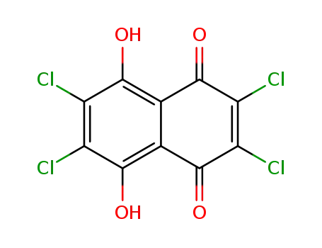 2,3,6,7-tetrachloro-5,8-dihydroxy-1,4-naphthoquinone
