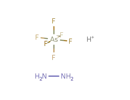 H<sub>2</sub>NNH<sub>3</sub><sup>(1+)</sup>*AsF<sub>6</sub><sup>(1-)</sup>=N<sub>2</sub>H<sub>5</sub>AsF<sub>6</sub>