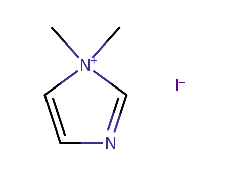 Molecular Structure of 16727-92-7 (1H-Imidazolium, 1,1-dimethyl-, iodide)