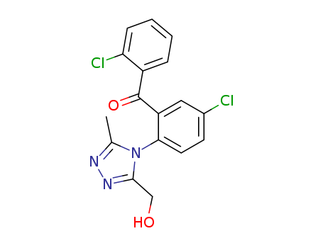 Methanone,[5-chloro-2-[3-(hydroxymethyl)-5-methyl-4H-1,2,4-triazol-4-yl]phenyl](2-chlorophenyl)-