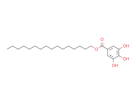 Molecular Structure of 5026-65-3 (Hexadecyl 3,4,5-trihydroxybenzoate)