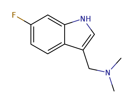 [(6-fluoro-1H-indol-3-yl)methyl]dimethylamine