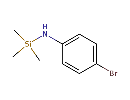 Molecular Structure of 63911-87-5 (Silanamine, N-(4-bromophenyl)-1,1,1-trimethyl-)