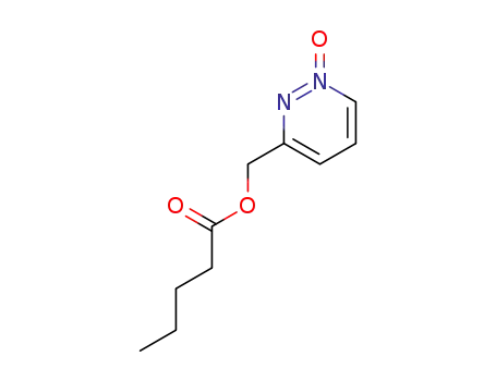 Molecular Structure of 79246-43-8 (3-valeroyloxymethylpyridazine 1-oxide)