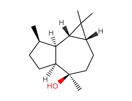 Molecular Structure of 64366-31-0 (1H-Cycloprop[e]azulen-4-ol,decahydro-1,1,4,7-tetramethyl-, (1aS,4R,4aS,7S,7aR,7bR)-)