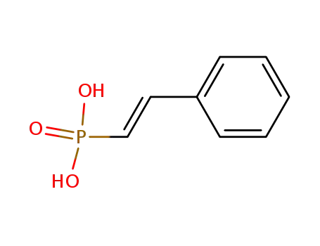 Molecular Structure of 10562-83-1 (Phosphonic acid, [(1E)-2-phenylethenyl]-)