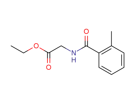 Molecular Structure of 78973-74-7 (<i>N</i>-<i>o</i>-toluoyl-glycine ethyl ester)