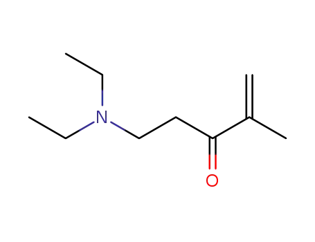 Molecular Structure of 91016-40-9 (5-diethylamino-2-methyl-pent-1-en-3-one)