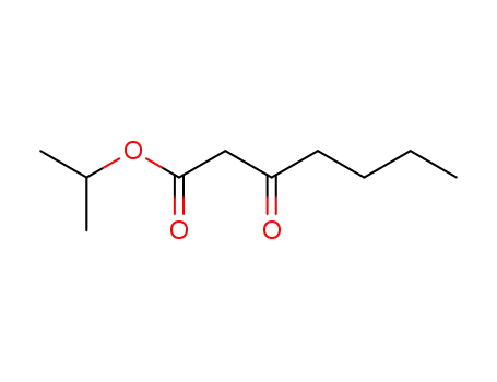 Molecular Structure of 73200-02-9 (Isopropyl 3-Oxoheptanoate)
