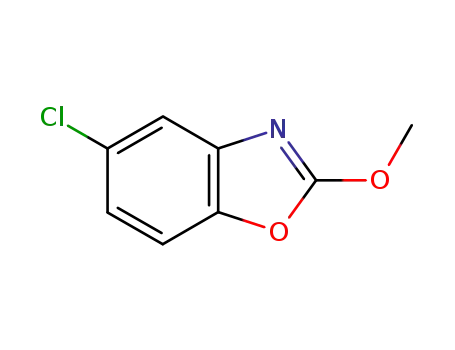 Molecular Structure of 31080-68-9 (5-Chloro-2-methoxybenzoxazole)