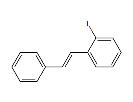 Molecular Structure of 1138-43-8 (1-iodo-2-[(E)-2-phenylethenyl]benzene)