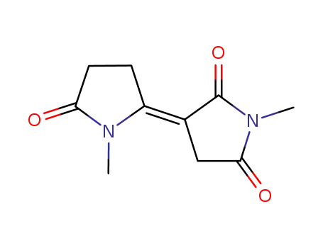 Molecular Structure of 112599-91-4 (1,1'-dimethyl-dihydro-[2,3']bipyrrolylidene-5,2',5'-trione)