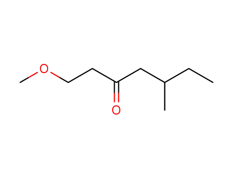 Molecular Structure of 34644-86-5 (1-methoxy-5-methyl-heptan-3-one)