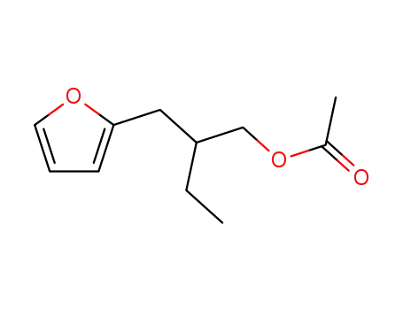Molecular Structure of 13777-65-6 (1-acetoxy-2-furfuryl-butane)