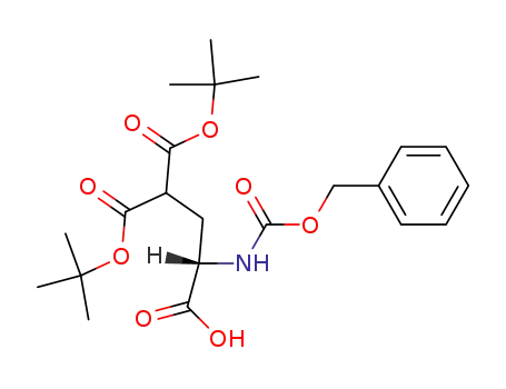 Molecular Structure of 60686-50-2 (Z-L-GLA(OTBU)2-OH)