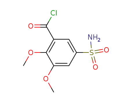 Molecular Structure of 57734-47-1 (5-(aminosulphonyl)-2,3-dimethoxybenzoyl chloride)