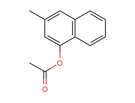Molecular Structure of 76605-37-3 (1-Naphthalenol, 3-methyl-, acetate)