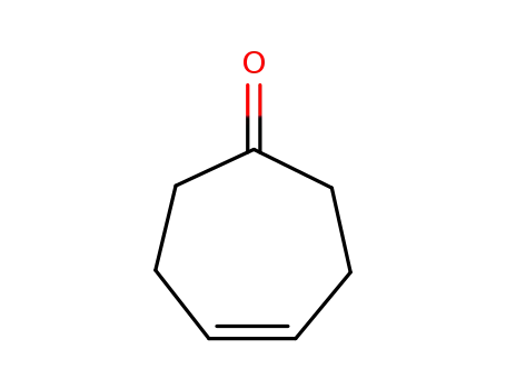 Molecular Structure of 19686-79-4 (Cycloheptene-5-one)