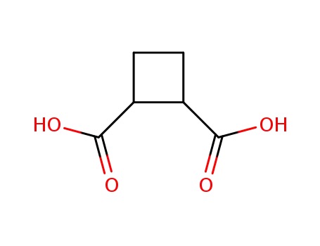 Molecular Structure of 3396-14-3 (cyclobutane-1,2-dicarboxylic acid)