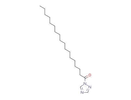 Molecular Structure of 60718-55-0 (1H-1,2,4-Triazole, 1-(1-oxooctadecyl)-)