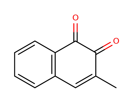 Molecular Structure of 31907-43-4 (1,2-Naphthalenedione, 3-methyl-)