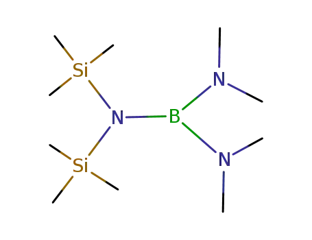 Molecular Structure of 32882-73-8 ({(CH<sub>3</sub>)3Si}2NB{N(CH<sub>3</sub>)2}2)