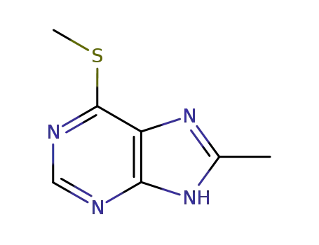 8- 메틸 -6- (메틸 티오) -1H- 퓨린