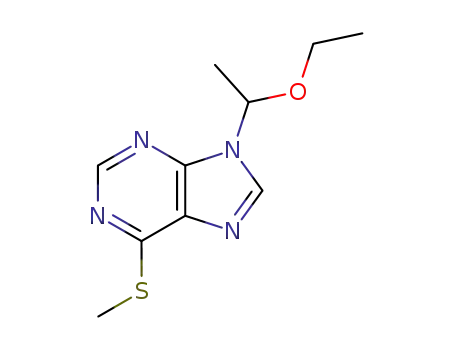 9-(1-Ethoxyethyl-1)-6-methylthiopurine