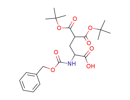 Molecular Structure of 56877-43-1 (Z-DL-GLA(OTBU)2-OH)