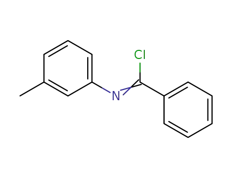 Benzenecarboximidoyl chloride, N-(3-methylphenyl)-