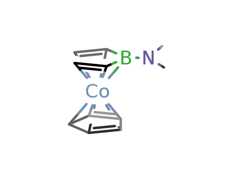 Molecular Structure of 11486-73-0 ((η5-(dimethylamino)divinylborane)(η5-cyclopentadienyl)cobalt)