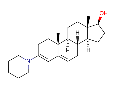 10,13-dimethyl-3-(1-piperidyl)-2,7,8,9,11,12,14,15,16,17-decahydro-1H-cyclopenta[a]phenanthren-17-ol cas  40574-17-2