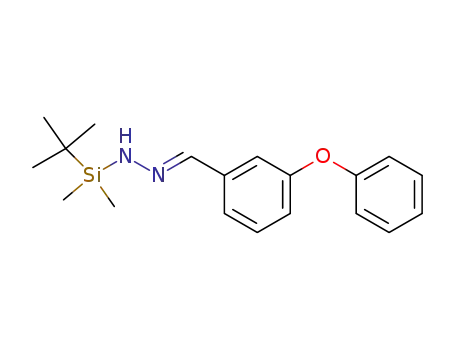 Molecular Structure of 690274-99-8 (3-phenoxybenzaldehyde N-tert-butyldimethylsilylhydrazone)