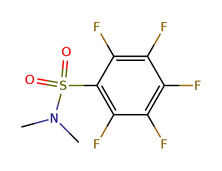 Molecular Structure of 36650-05-2 (2,3,4,5,6-pentafluoro-N,N-dimethylbenzenesulfonamide)